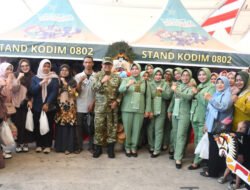 Bazar Pasar Murah HUT ke 81 TNI di Korem 081, Stand Kodim Ponorogo Ramai Diserbu Pengunjung