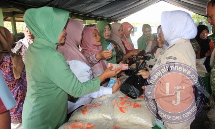 Semarak HUT ke-81 TNI, Bazar Murah Digelar di Kodim 0806/Trenggalek