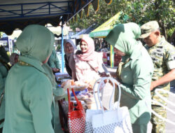 HUT ke 81 TNI, Ada Bazar Pasar Murah di Kodim Ponorogo