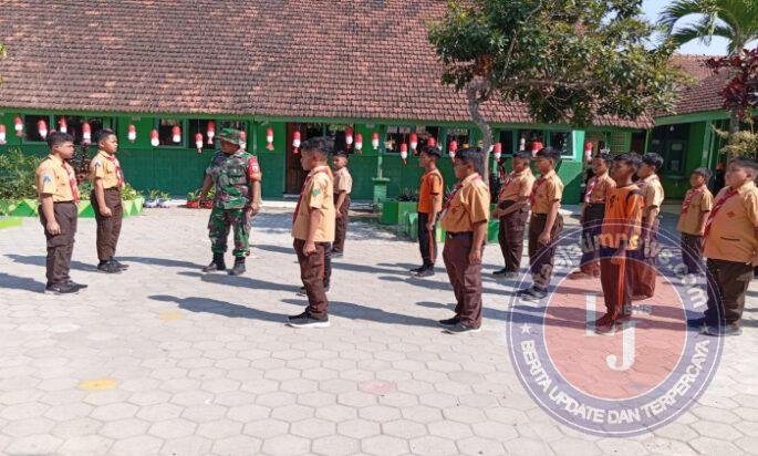 Menanamkan Disiplin Sejak Dini, 121 Siswa SDN Suluk 01 Belajar PBB