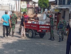 HUT ke 81 TNI, Kodim Ponorogo Adakan Karya Bakti Peduli Sampah Secara Tersebar
