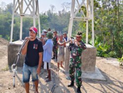 Jembatan Perintis Garuda Dikebut, TNI dan Warga Krasak Kompak Buka Akses Ekonomi