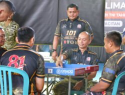 Meriahkan HUT Ke-81 TNI, Kodim 0801/Pacitan Gelar Open Tournament Domino ORADO 101 Piala Panglima TNI