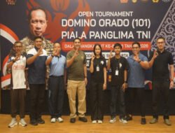 Meriahkan HUT Ke-81 TNI Dan Pecahkan Rekor Muri, Danrem 074/Wrt Buka Open Tournament Domino ORADO 101 Piala Panglima TNI di Solo