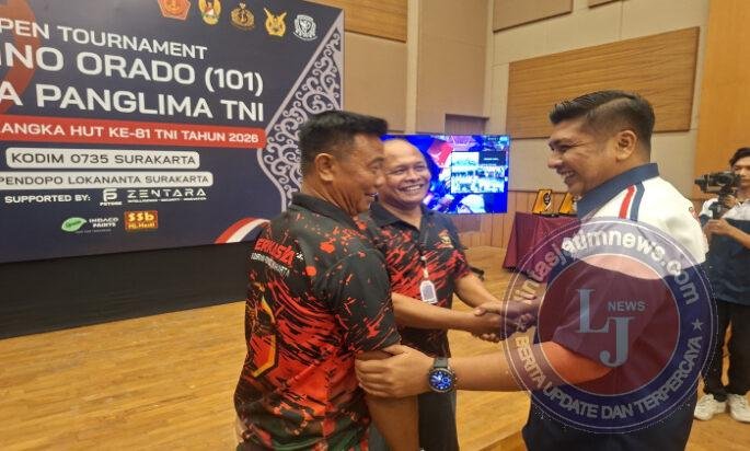 Danramil 01/Laweyan Dan Anggotanya Raih Juara I Open Tournament Domino Orado Piala Panglima TNI di Surakarta