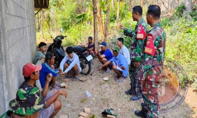 Jangan Anggap Sepele, Babinsa Teras Ingatkan Warga, Api Kecil Bisa Jadi Petaka Besar