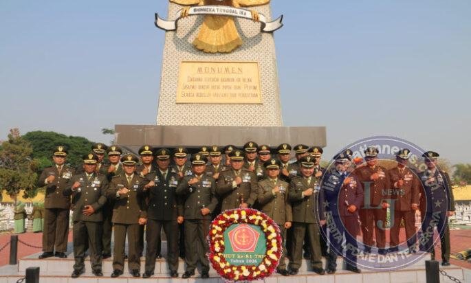 Ziarah HUT TNI ke-81, Prajurit Madiun Teladani Semangat Para Pahlawan