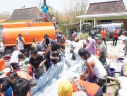 Kemarau Belum Berakhir, Kodim Boyolali Antar Harapan Lewat Bantuan Air Bersih ke Wonosamudro