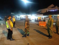 Patroli Malam Koramil Giritontro, Jaga Situasi Wilayah Tetap Aman dan Kondusif