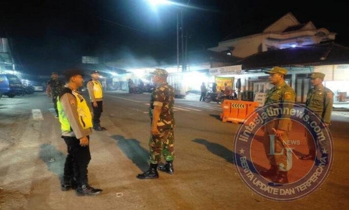 Patroli Malam Koramil Giritontro, Jaga Situasi Wilayah Tetap Aman dan Kondusif