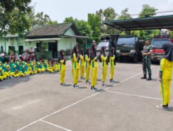 Belajar Jadi Tentara Sambil Bermain, 145 Siswa Muhamadiyah Drasan Serbu Makodim 0724/Boyolali