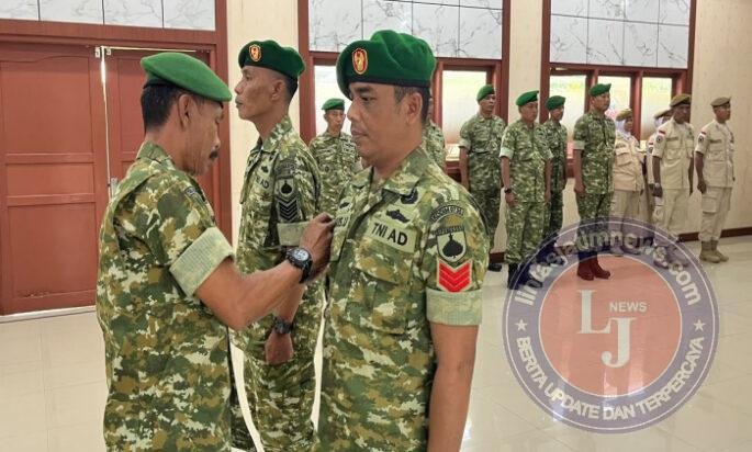 21 Prajurit Kodim 0735/Surakarta Naik Pangkat, Dandim Tegaskan Amanah Harus Diiringi Peningkatan Pengabdian