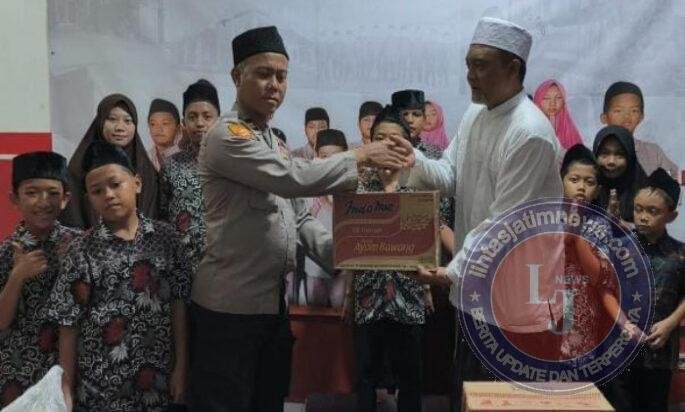 Polres Priok Ulurkan Tangan Untuk Sesama, Bakti Sosial di Panti Asuhan Yatim Piatu