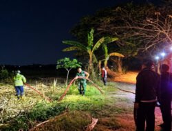 Api di Lahan Tebu Dekat Permukiman Nambangan Lor Berhasil Dipadamkan