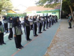 Bentuk Jiwa Kepemimpinan, Koramil 0801/07 Ngadirojo Beri Materi LDKS Kepada 51 Siswa SMPN 1 Ngadirojo