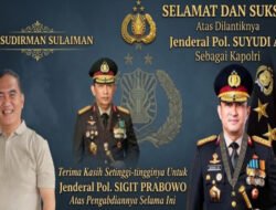 Dari Kotamobagu, Haji Ninong Ucapkan Selamat untuk Suyudi, Terima Kasih untuk Sigit