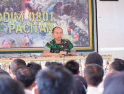 Sebanyak 125 Manager KDKMP Mendapat Komsos dan Pembekalan Taktis Dari Dandim 0801/Pacitan