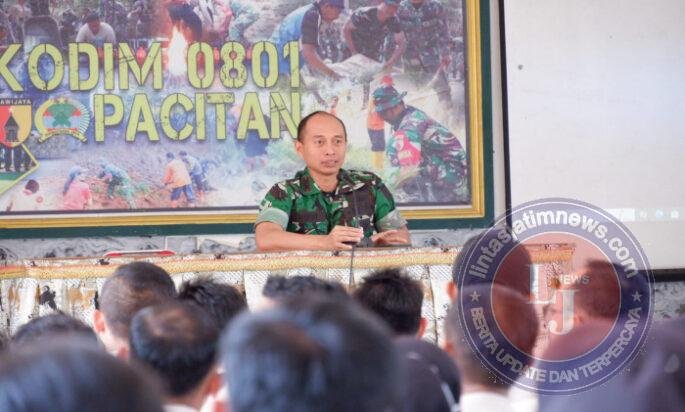 Sebanyak 125 Manager KDKMP Mendapat Komsos dan Pembekalan Taktis Dari Dandim 0801/Pacitan