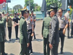 Jaga Sinergitas dan Kolaborasi, Kapolres Pasuruan Kunjungi Makodim 0819 di HUT ke-81 TNI