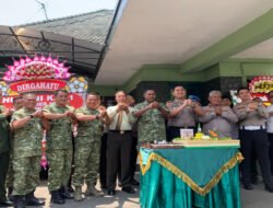 Kapolres Wonogiri Bersama PJU Beri Kejutan “Serbu” Markas Kodim di HUT TNI ke-81