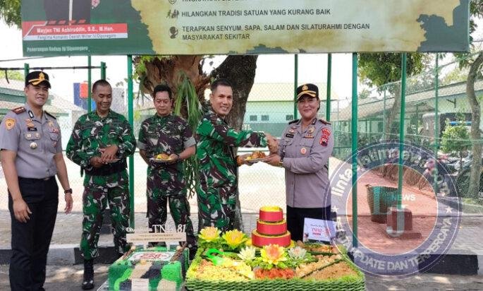 Bikin Haru! Kapolres Boyolali Datang Bawa Tumpeng, Kejutkan Dandim di HUT ke-81 TNI