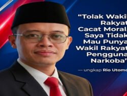 Tolak Wakil Rakyat Cacat Moral, Saya Tidak Mau Punya Wakil Rakyat Pengguna Narkoba
