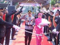 Farewell Parade Sertijab Kapolres Pasuruan, AKBP Irawan Setyono Resmi Lanjutkan Kepemimpinan