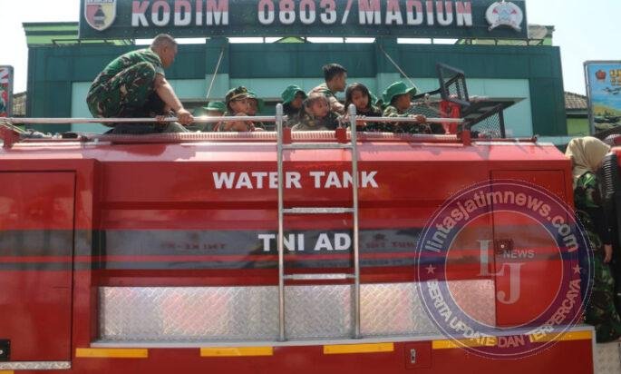 59 Anak PAUD Kenali Dunia TNI, Makodim Madiun Jadi Ruang Belajar yang Menyenangkan