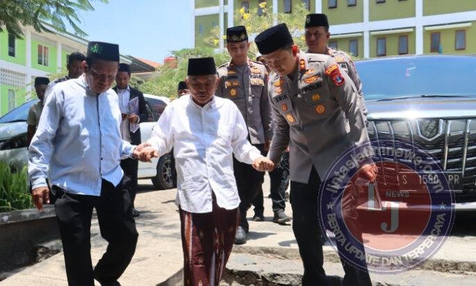 Polres Mojokerto Gandeng Ulama, Silaturahmi ke Ponpes Amanatul Ummah Perkuat Kondusivitas