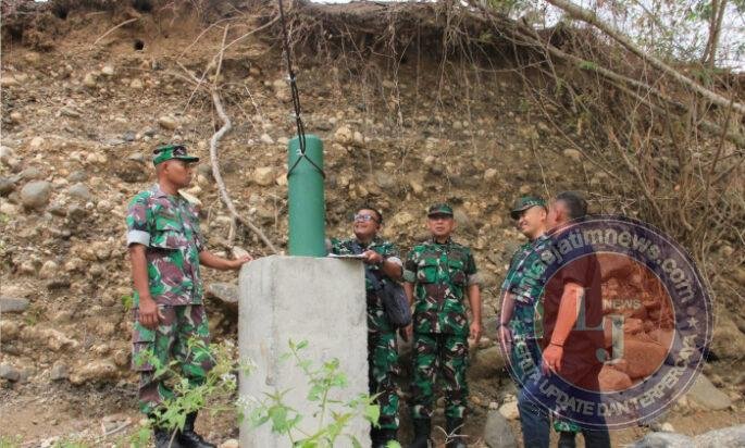 Tim Wasev Itdam V/Brawijaya Pastikan Jembatan di Trenggalek Layak Digunakan
