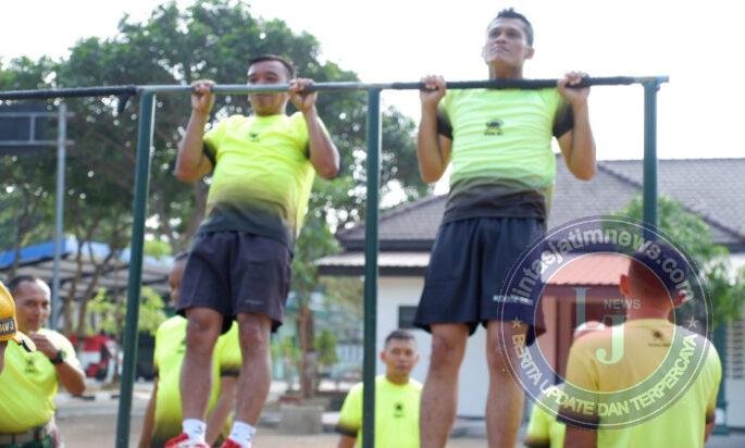Jaga Kebugaran Prajurit, Kodim 0801/Pacitan Gelar Garjas Periodik II Tahun 2026