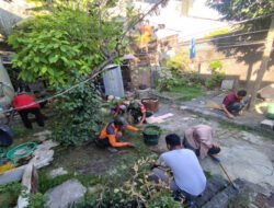 Gandeng Saberling, Babinsa Sudiroprajan Ajak Warga Kerja Bakti Wujudkan Lingkungan Bersih Dan Sehat