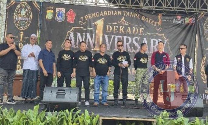 Wakapolres Pelabuhan Tanjung Priok Hadiri Anniversary 1 Dekade Korwil Ojol Jakarta Utara, Perkuat Silaturahmi dan Solidaritas Sosial
