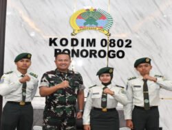 Dandim Ponorogo Terima Kujungan Siswa SMAN 5 Taruna Brawijaya