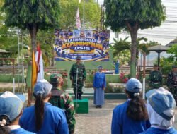 Belajar Disiplin dan Memimpin, Siswa SMK Farmasi Bina Farma Madiun Ikuti LDK di Koramil Taman