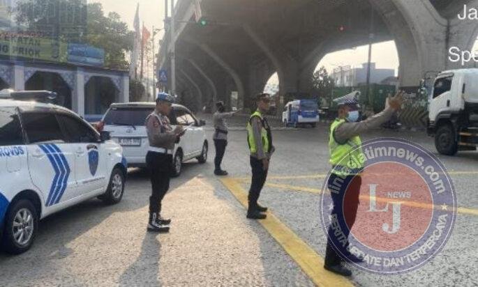 Sipropam Polres Pelabuhan Tanjung Priok, Laksanakan Pengecekan Gatur Lalin dan Apel Pagi