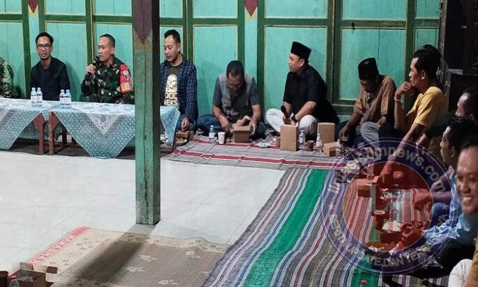 Danramil 0801/11 Donorojo Ajak Karang Taruna Jadi Pelopor Pembangunan dan Jaga Kamtibmas