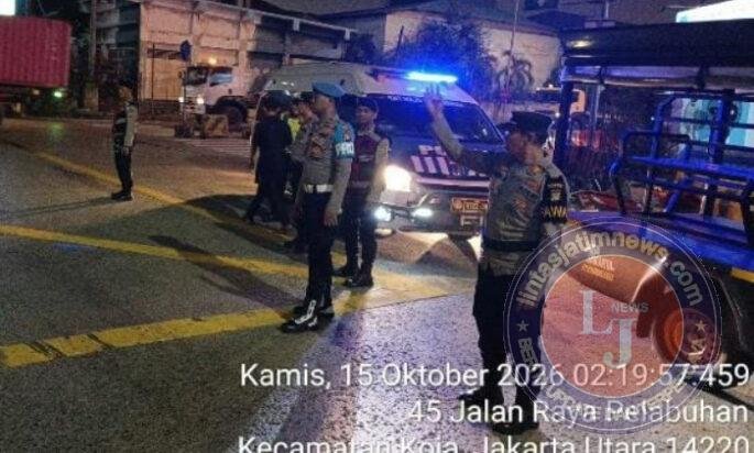 Polres Pelabuhan Tanjung Priok Gelar Patroli Cipta Kondisi dan Strongpoint, Pastikan Kamtibmas Tetap Aman dan Kondusif