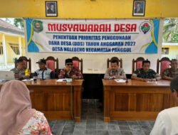 TNI-Polri Dukung Pemdes Nglebeng Tetapkan RKPDes 2027