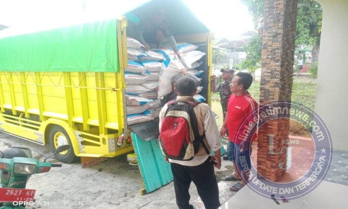 Perkuat Ketahanan Pangan, Babinsa Mlilir Dampingi Pengambilan Pupuk Subsidi