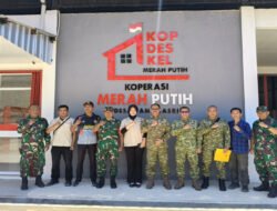 Tim Mabes TNI Verifikasi Kesiapan Operasional KDKMP di Kecamatan Pringkuku