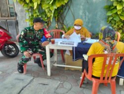 Peduli Kesehatan Warga, Babinsa Serengan Dampingi Posyandu Balita dan Lansia