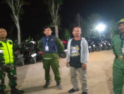 Ciptakan Rasa Aman, Babinsa Purwantoro Amankan Kejuaraan Voli