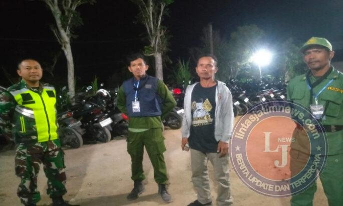 Ciptakan Rasa Aman, Babinsa Purwantoro Amankan Kejuaraan Voli