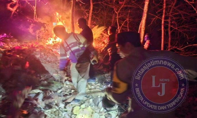 Gerak Cepat Jajaran Polres Ponorogo dan Tim Gabungan Berhasil Kendalikan Karhutla di Pohgading