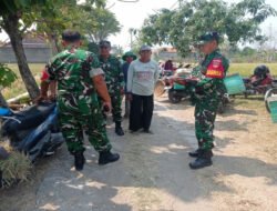 Ketahanan Pangan Jadi Perhatian, Babinsa Ngrampal Sisir Potensi Desa Pilangsari