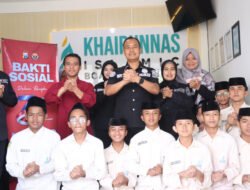 Semarak HUT ke-75 Humas Polri, Polres Gresik Salurkan Bantuan Sembako ke Panti Asuhan Nurul Hayat