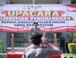 Selamatkan Korban Pengeroyokan hingga Raih Prestasi, 3 Polisi Gresik Terima Penghargaan