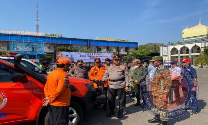 Hadapi Kemarau Panjang, Polresta Tuban bersama Instansi Lintas Sektoral Siaga Bencana Karhutla