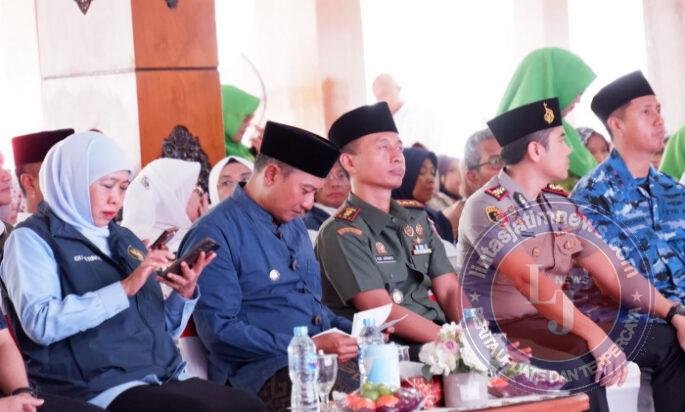Dandim 0801/Pacitan Laksanakan Pengamanan Maksimal Kunjungan Kerja Gubernur Jatim di Pacitan